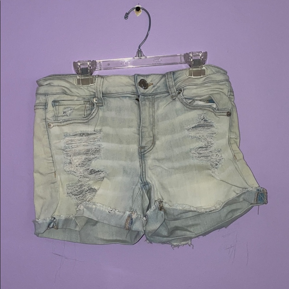 denim shorts